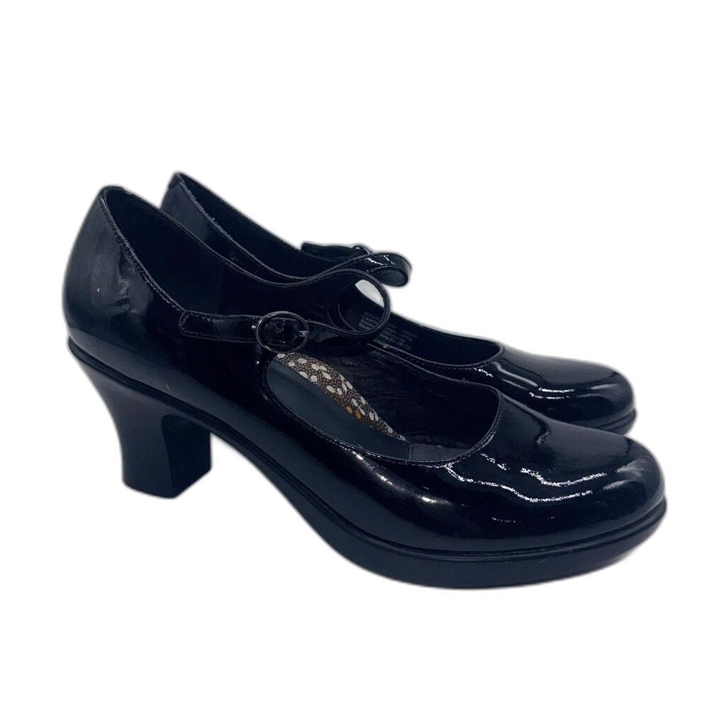 DANSKO Bett Patent Leather Mary Jane Heel - Black 42/11.5-12